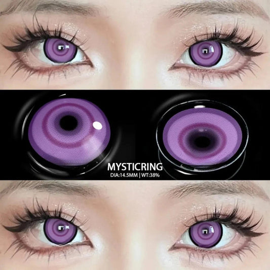 Lentes Contacto Rinnegan Naruto Pain Madara Cosplay Anuales