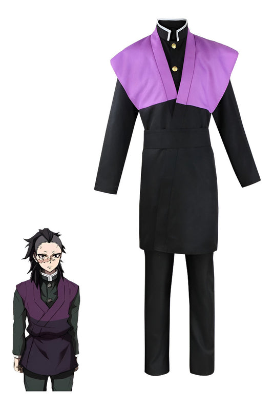 Cosplay Genya Shinazugawa Anime Kimetsu No Yaiba Demon Slayer Disfraz