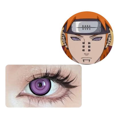 Lentes Contacto Rinnegan Naruto Pain Madara Cosplay Anuales