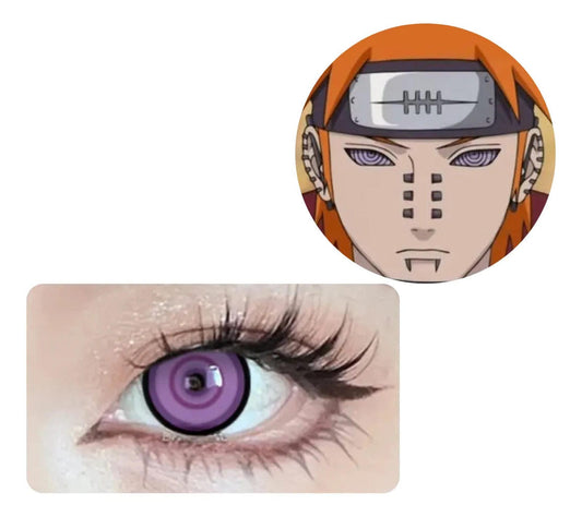 Lentes Contacto Rinnegan Naruto Pain Madara Cosplay Anuales