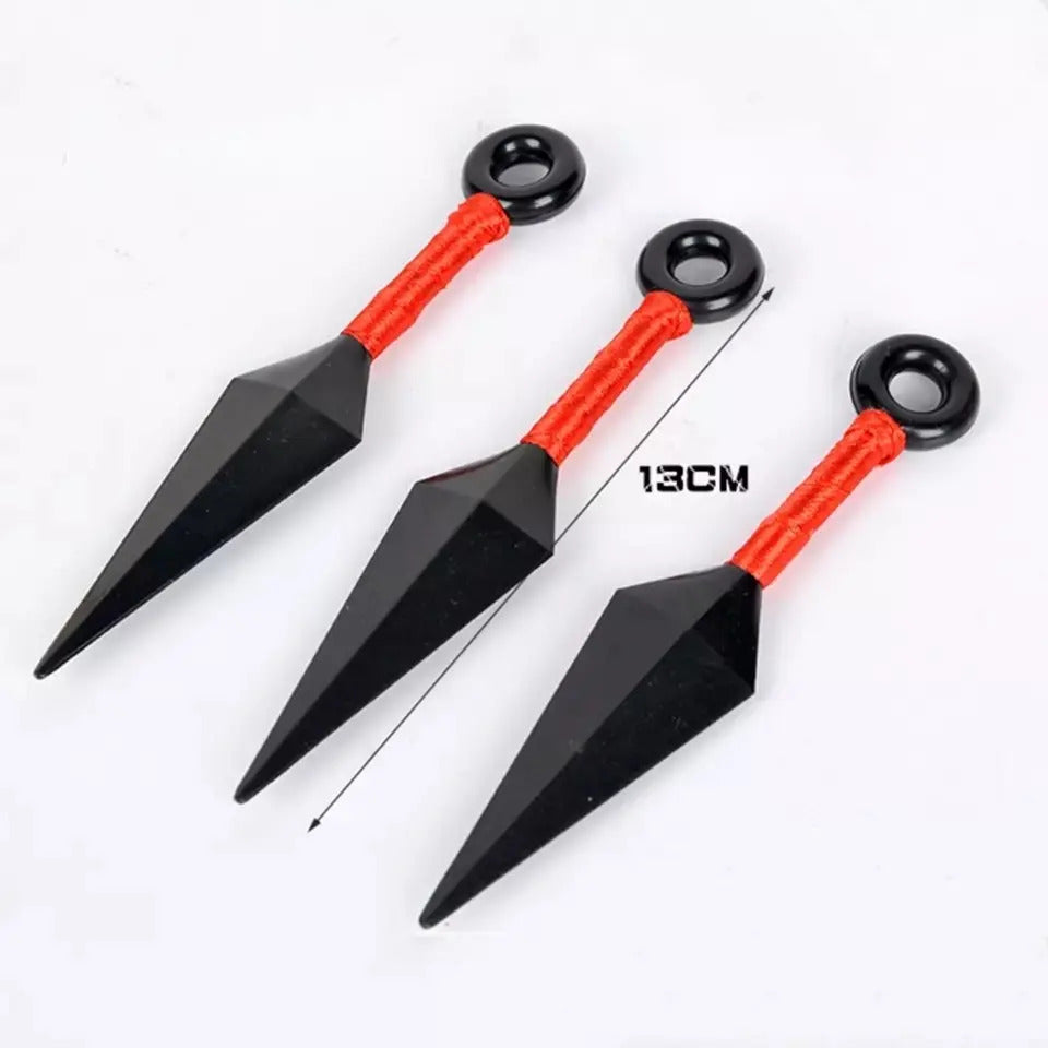 Set Itachi Uchiha Cosplay Naruto Anime Collar Kunai Anillo
