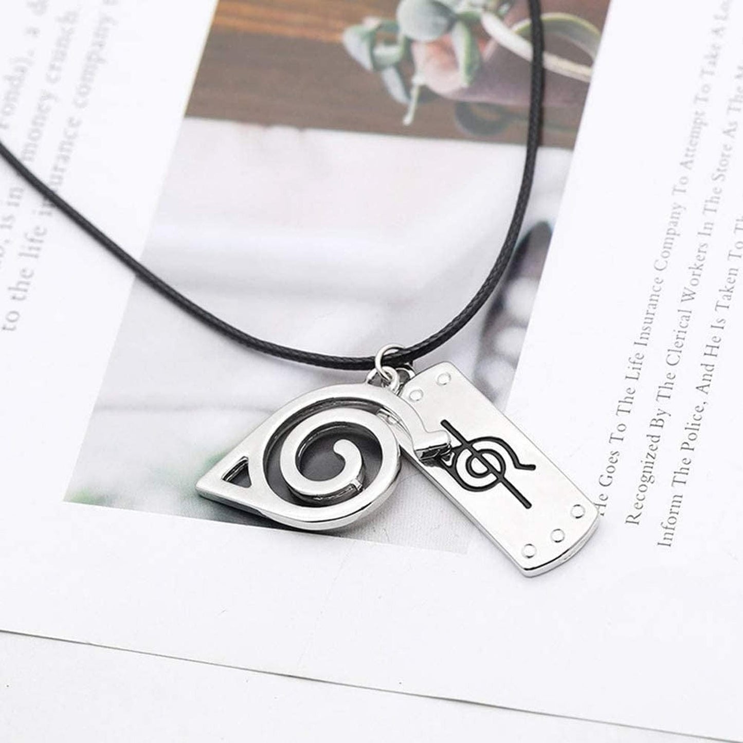 Collar Naruto Aldea De La Hoja Cosplay Anime Akatsuki