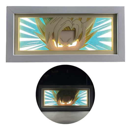 Lámpara Led Goku Ssj Anime Dragon Ball Z A Pilas O Usb Mesa