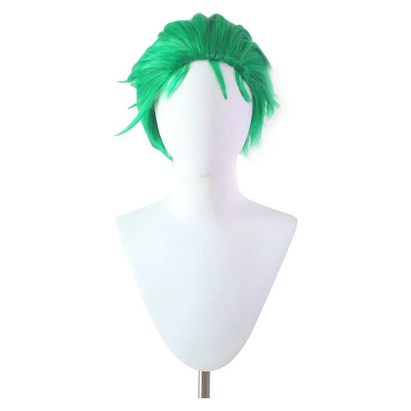 Peluca Verde Roronoa Zoro Anime One Piece Cosplay