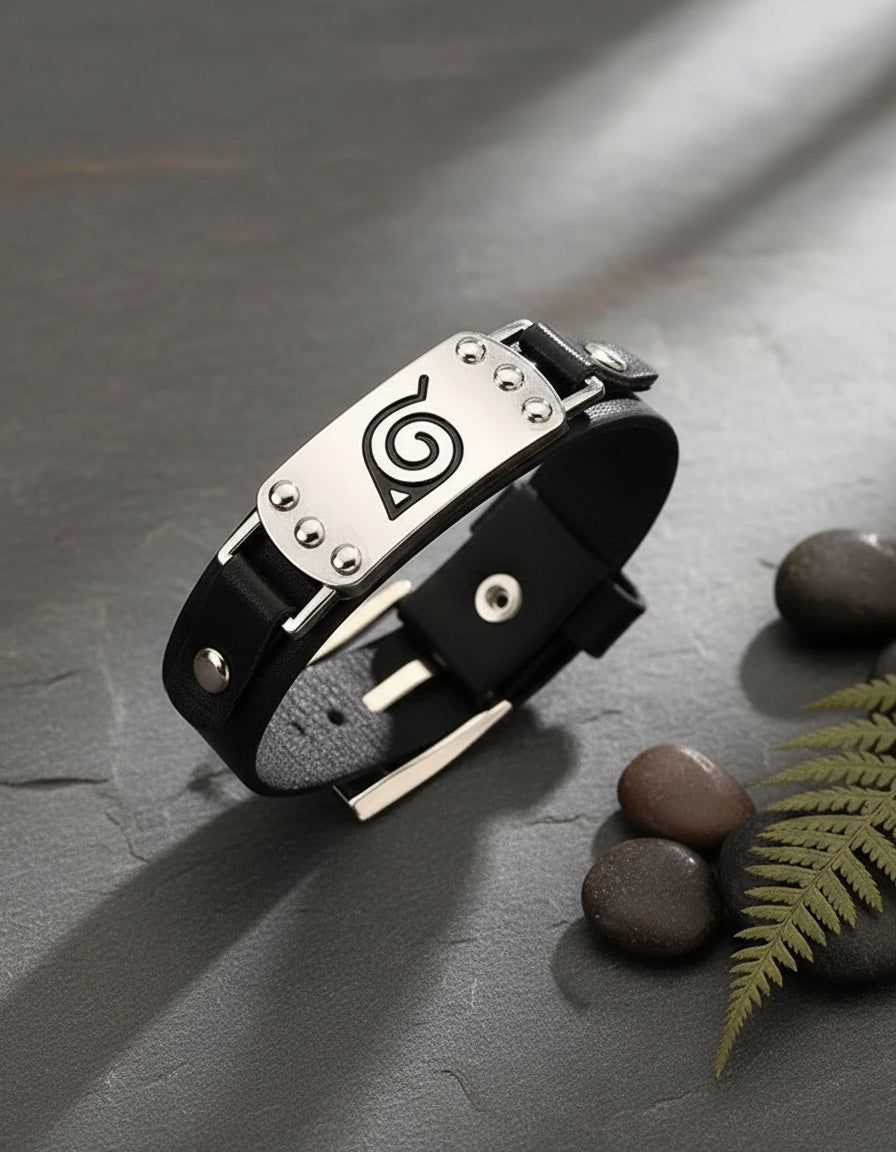 Pulsera Naruto Aldea De La Hoja Cosplay Anime Otaku