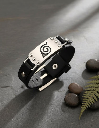 Pulsera Naruto Aldea De La Hoja Cosplay Anime Otaku