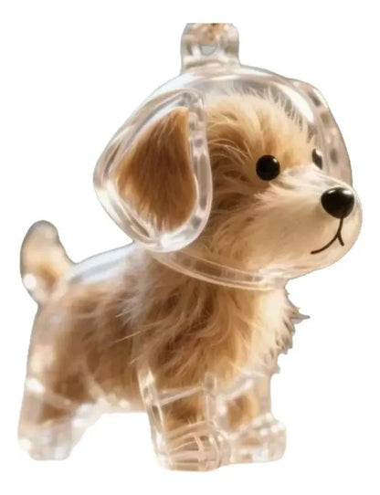Llavero Mascota Guarda Pelo Perrito Recuerdo Transparente