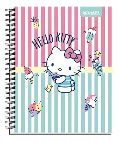 Pack 5 Cuadernos Hello Kitty Universitario Proarte 100h 7mm