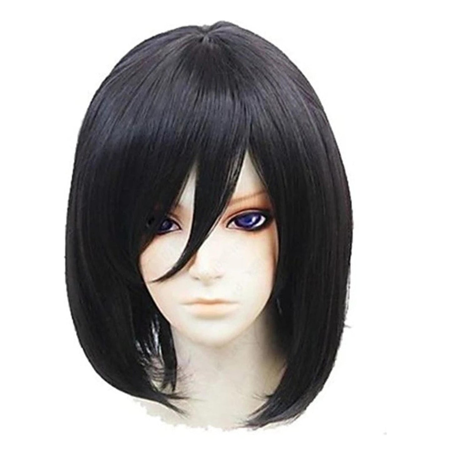 Peluca Mikasa Ackerman Color Negro Anime Shingeki No Kyojin