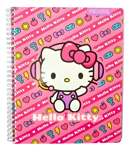 Pack 5 Cuadernos Hello Kitty Universitario Proarte 100h 7mm