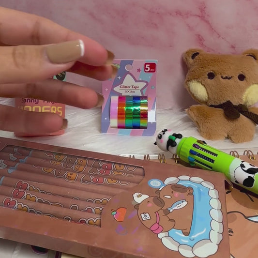 Caja Sorpresa Papelería Kawaii Box Regalo Día Niño Navidad