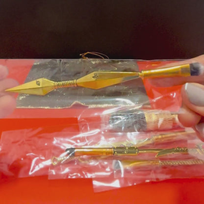 Set Brochas Maquillaje Naruto Anime Cosplay Konoha Sharingan